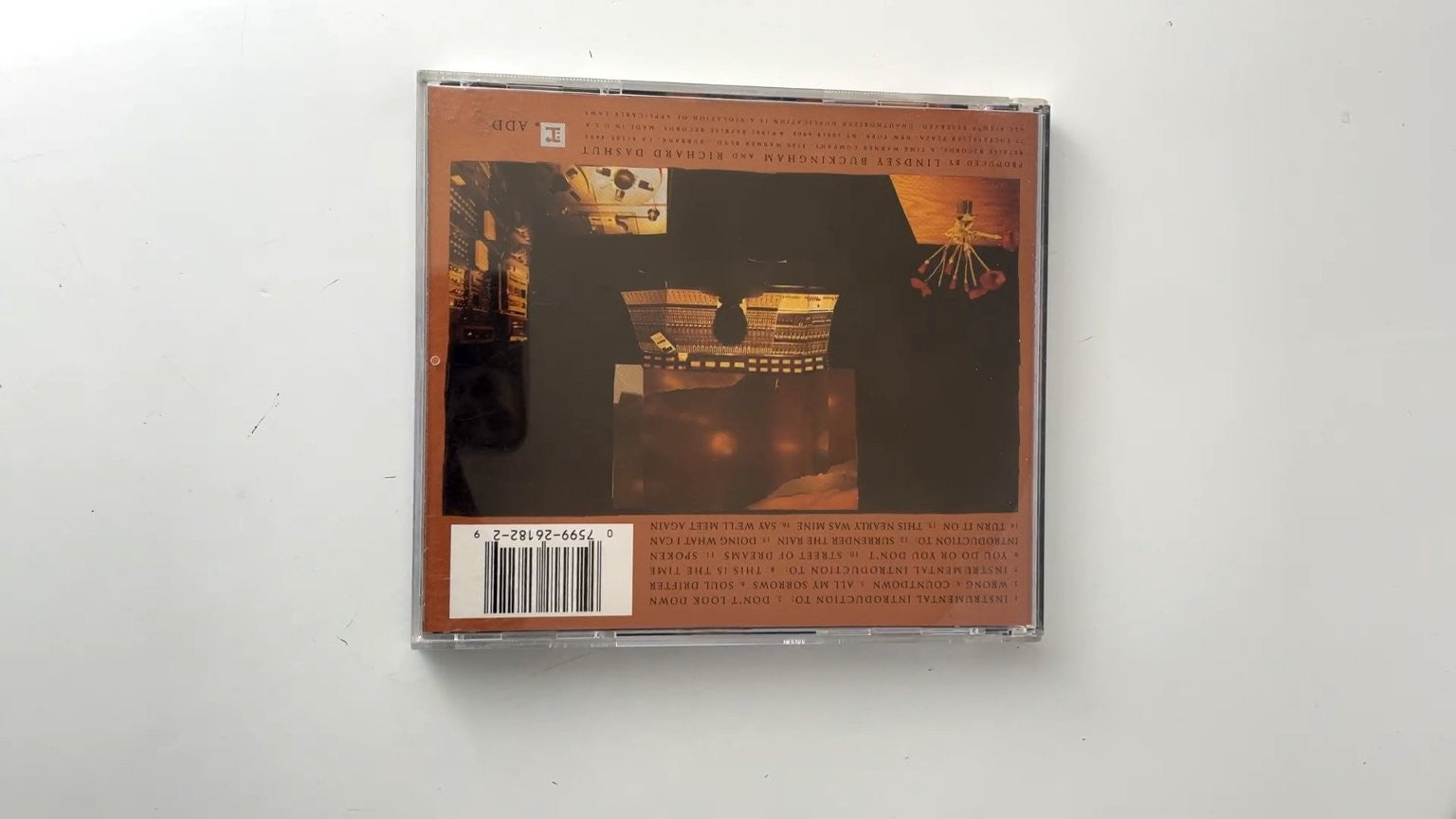 Lindsey Buckingham - Out of the Cradle CD 1992 Rock Elektra