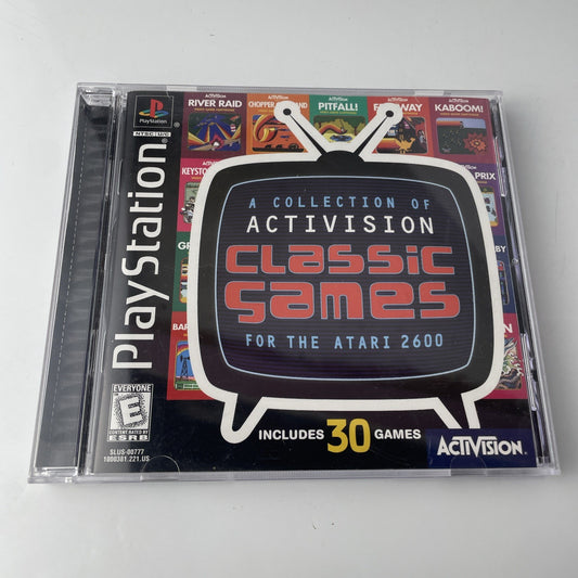 Activision Classic Games Atari  PlayStation one PS1 Complete Test Working CIB