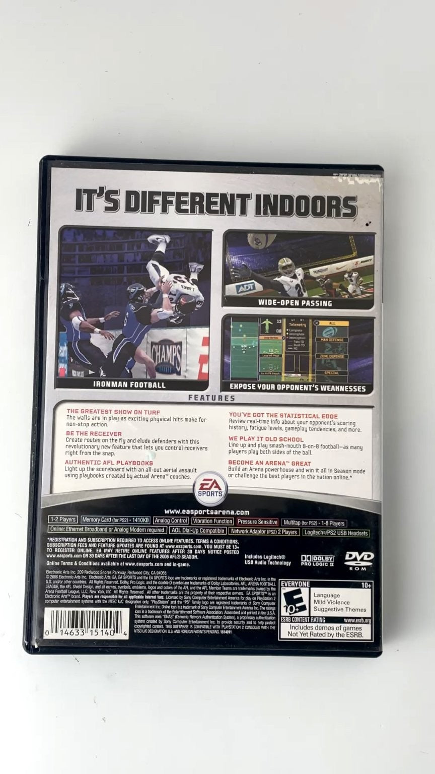EA Sports Arena Football PlayStation 2 TEAM SPORTS GAME CIB TESTED