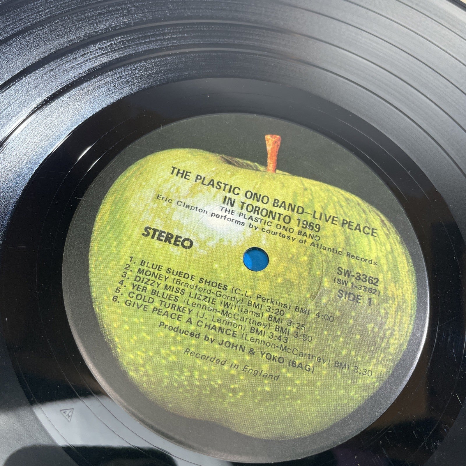 [LP] The Plastic Ono Band – Live Peace In Toronto 1969  VG+ JOHN LENNON