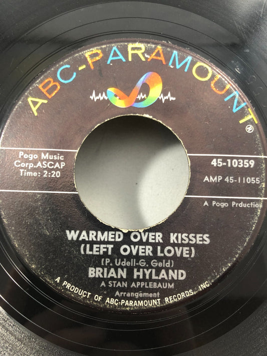 50'S & 60'S 45 Brian Hyland - Warmed Over Kisses / Walk a Lonely Mile VG