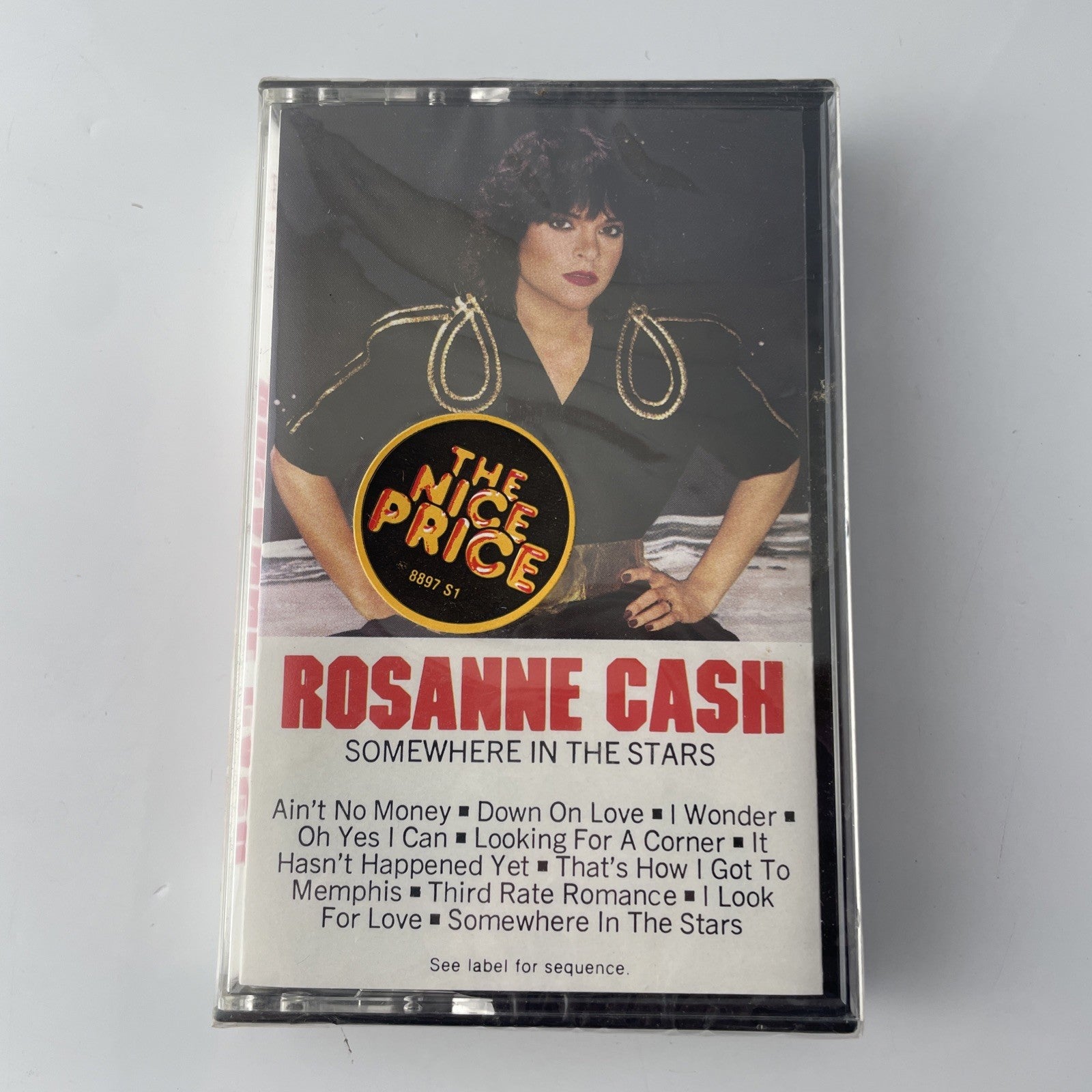 Rosanne Cash Somewhere in The Stars (Cassette) 1982 NEW SEALED!