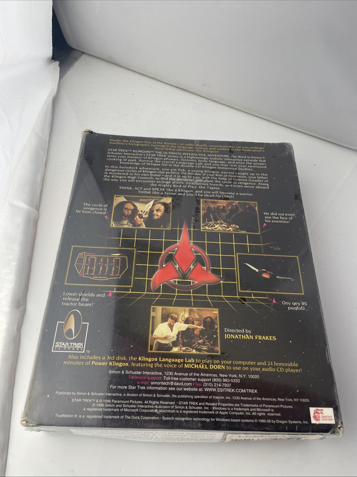 Sealed 1996 Star Trek Klingon The Ultimate Interactive Adventure CD-ROM PC Game