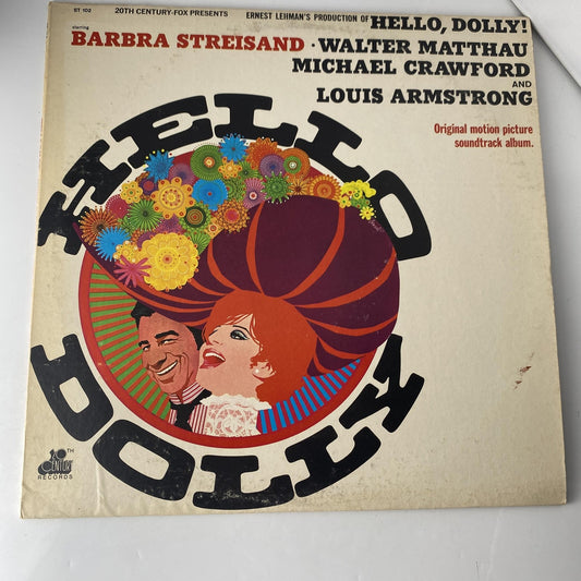 Vintage Hello Dolly 12" Black Vinyl LP 1969 20th Century Musical Soundtrack