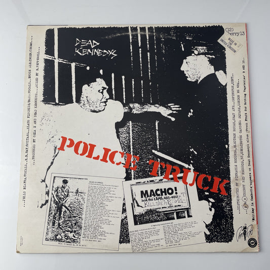 The Dead Kennedys Holiday In Cambodia 12" PC UK Mid 80s Press Cherry Red VINYL