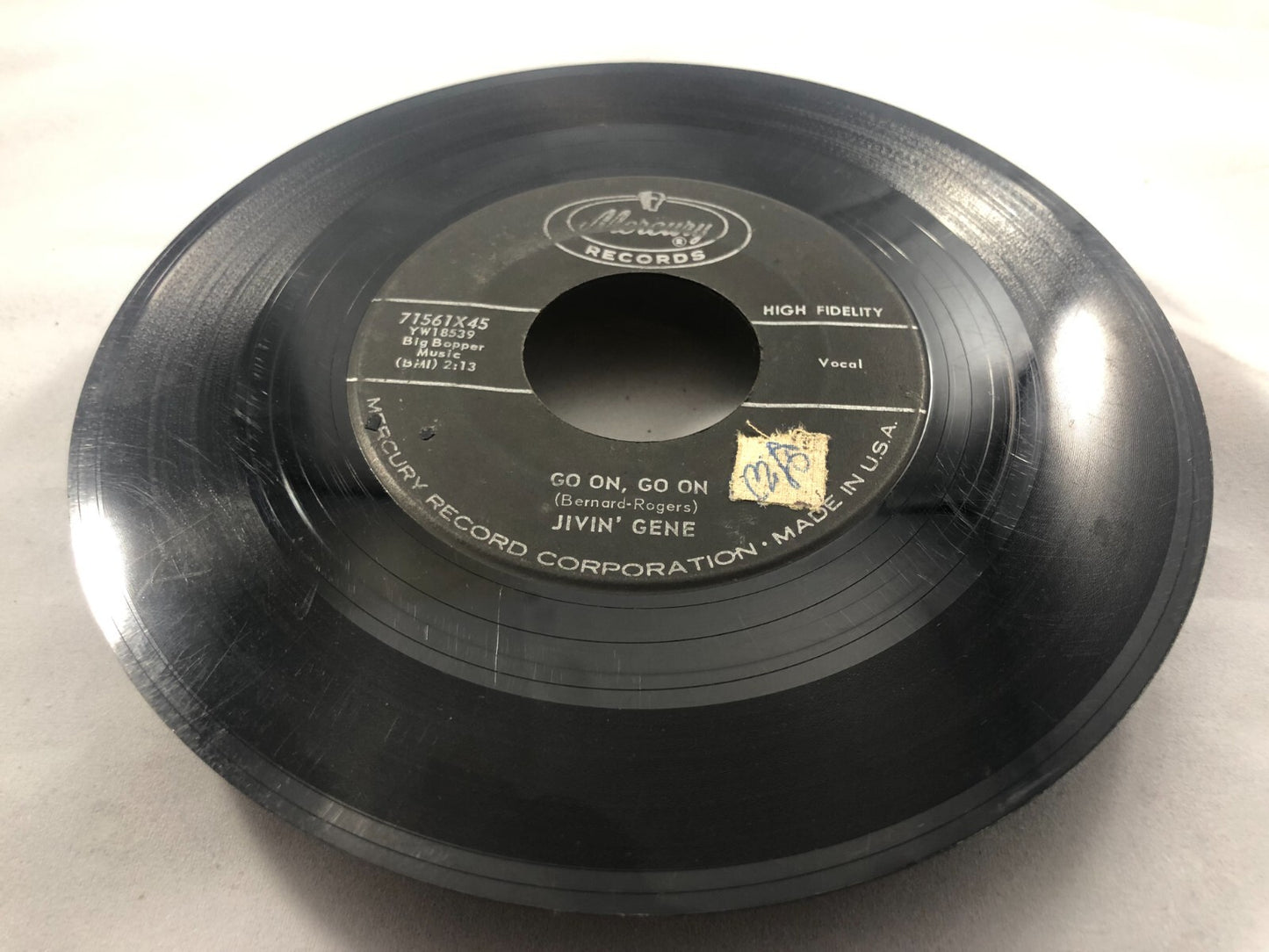 50'S & 60'S 45 Jivin' Gene - You'Re Jealous / Go On, Go On On Mercury Records G