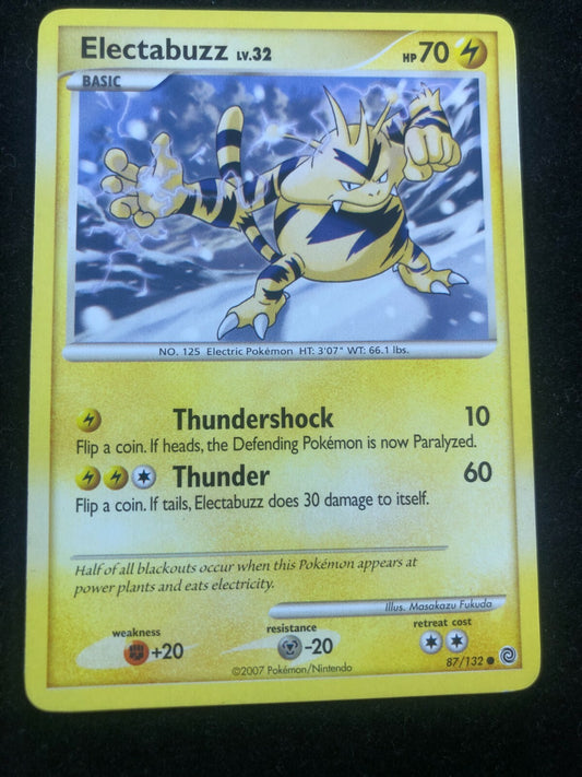 ELECTABUZZ - 87/132 - Secret Wonders - Common - Pokemon Card - LP