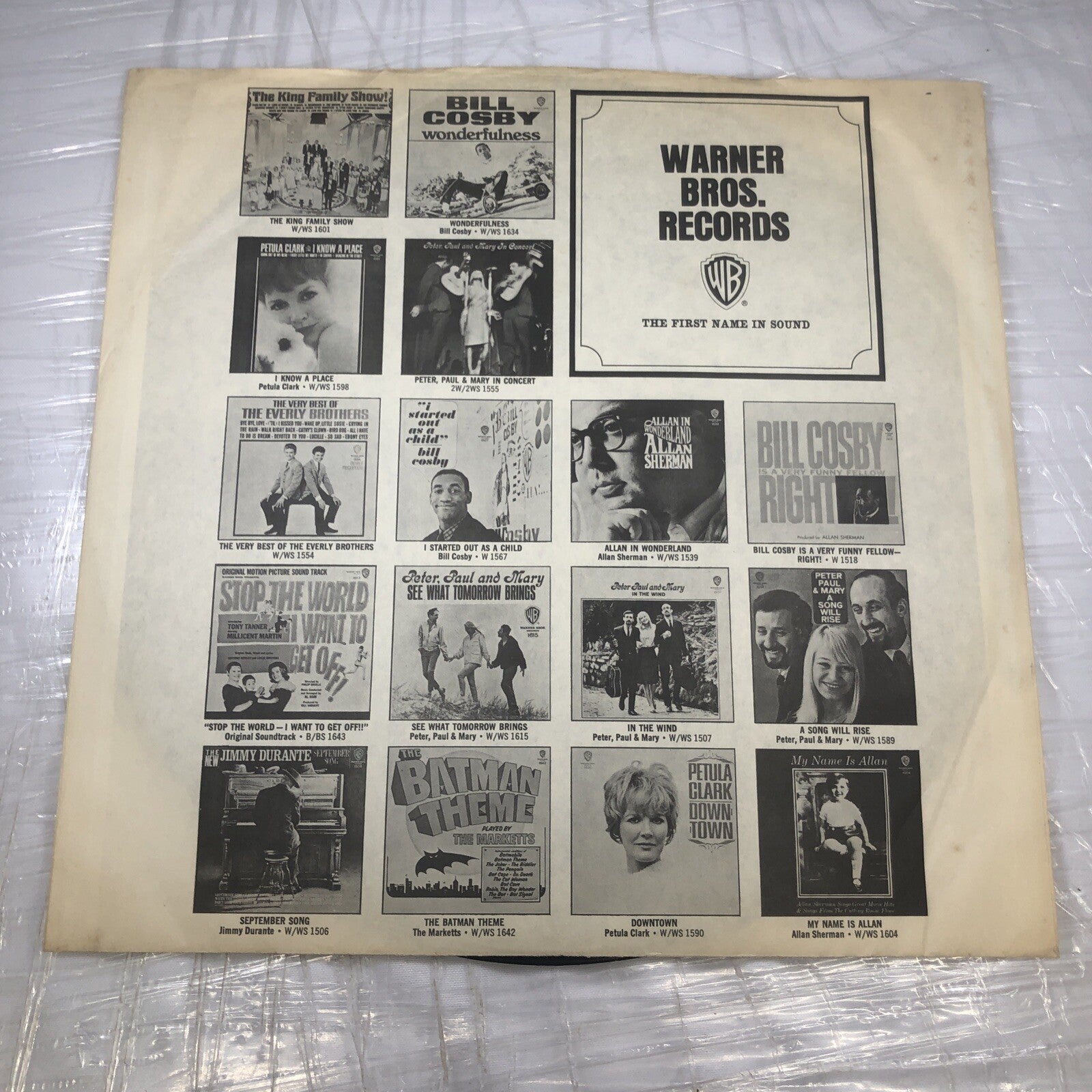 The Association Insight Out Warner Bros WS1696 Stereo 1967 See Pics
