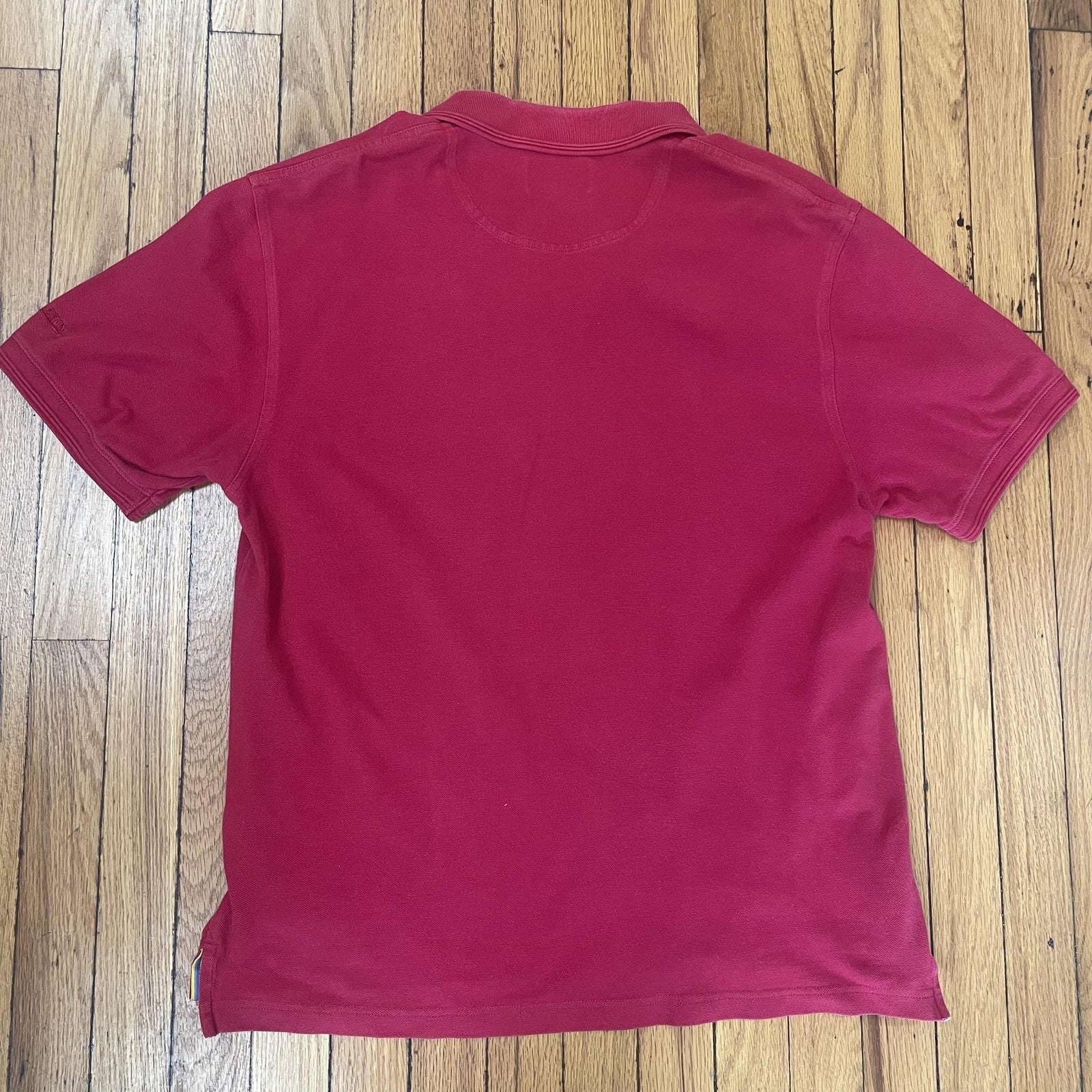 Pendleton Polo Shirt Mens Large Red 100% Pima Cotton Short Sleeve Casual Classic