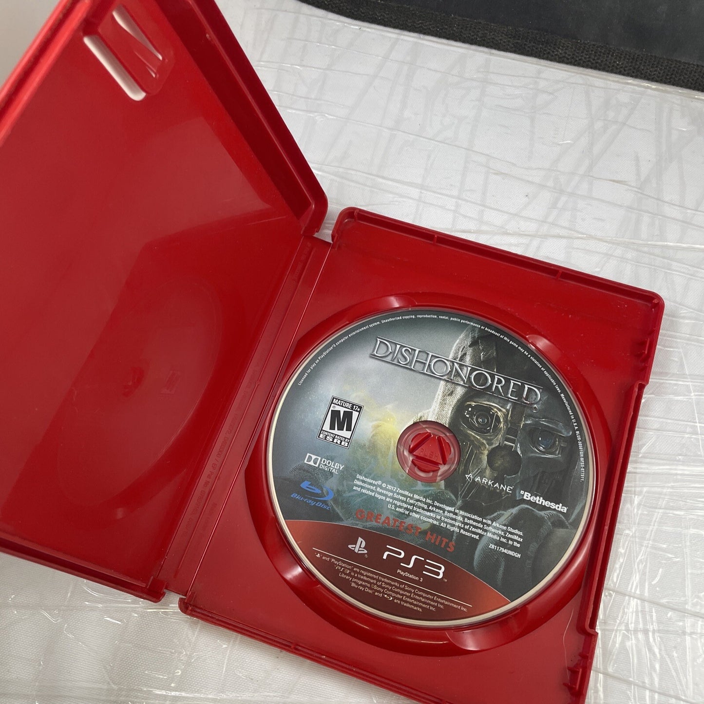Dishonored (Sony PlayStation 3, 2012) PS3 GAME  Tested Very Good Disc