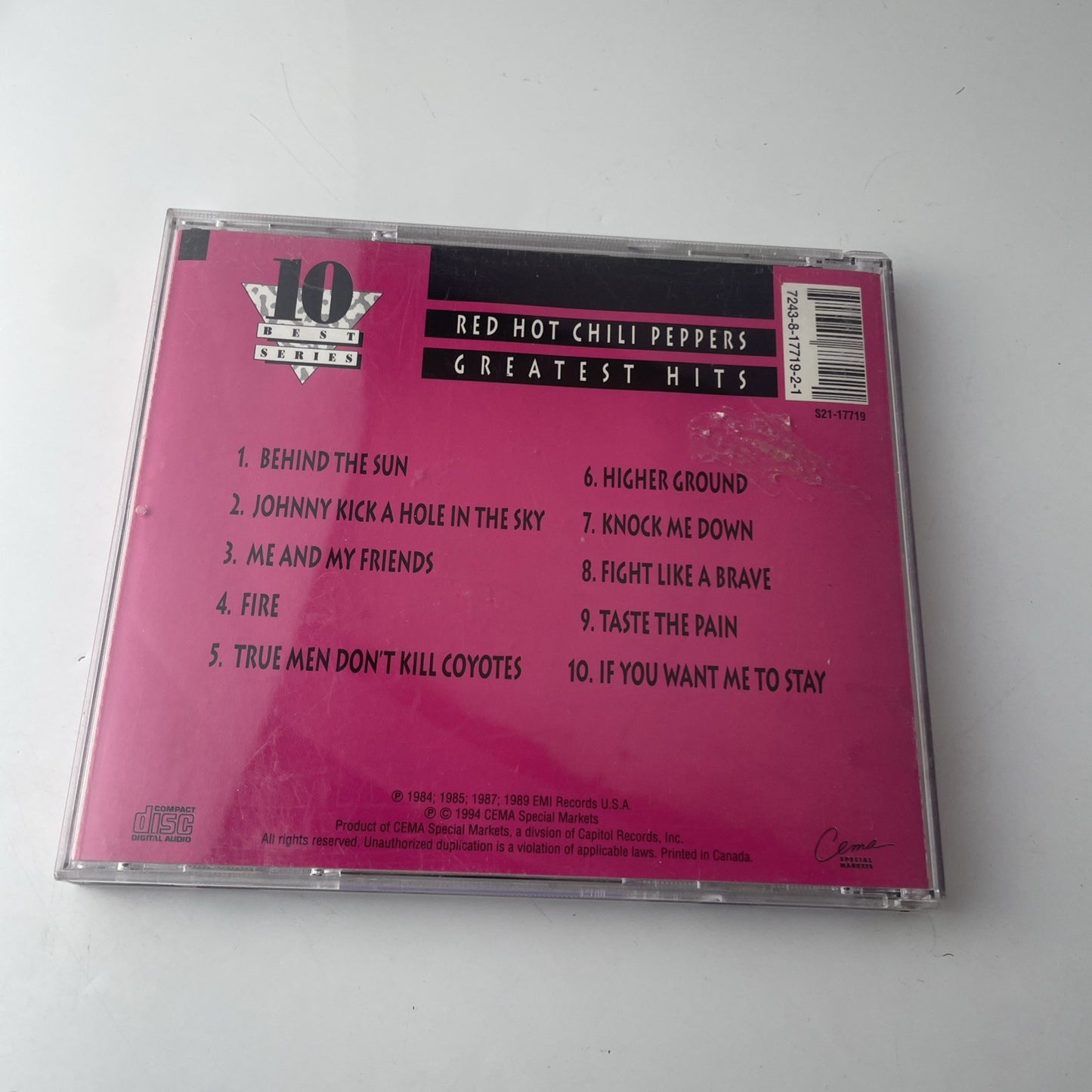 Red Hot Chili Peppers - Greatest Hits CD 10 Best Series