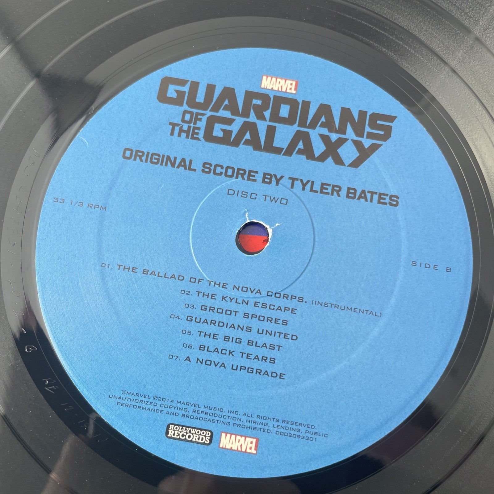 Marvel Guardian's of The Galaxy Deluxe Vinyl Records Edition Double Album
