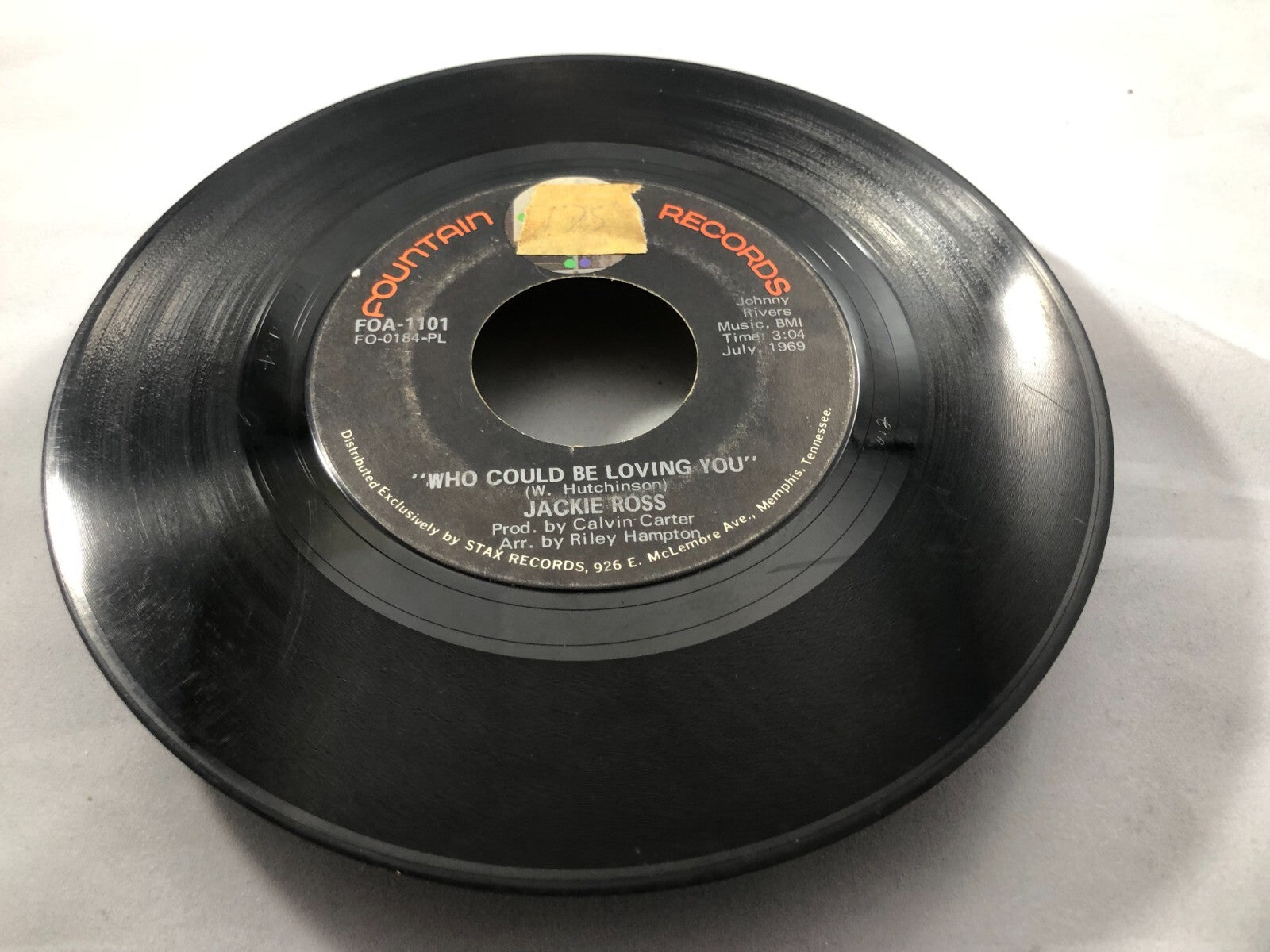 Jackie Ross – Don't Change Your Mind / Who Could Be Loving You 45 RPM RECORD G