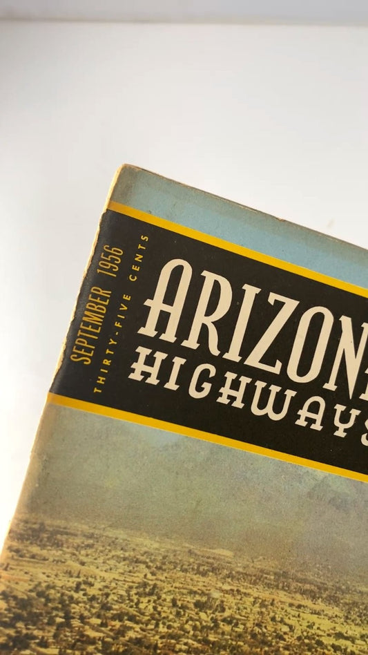 Arizona Highways Magazine Sep 1956 Vol 32 No 9 Phoenix Sedona Aviation