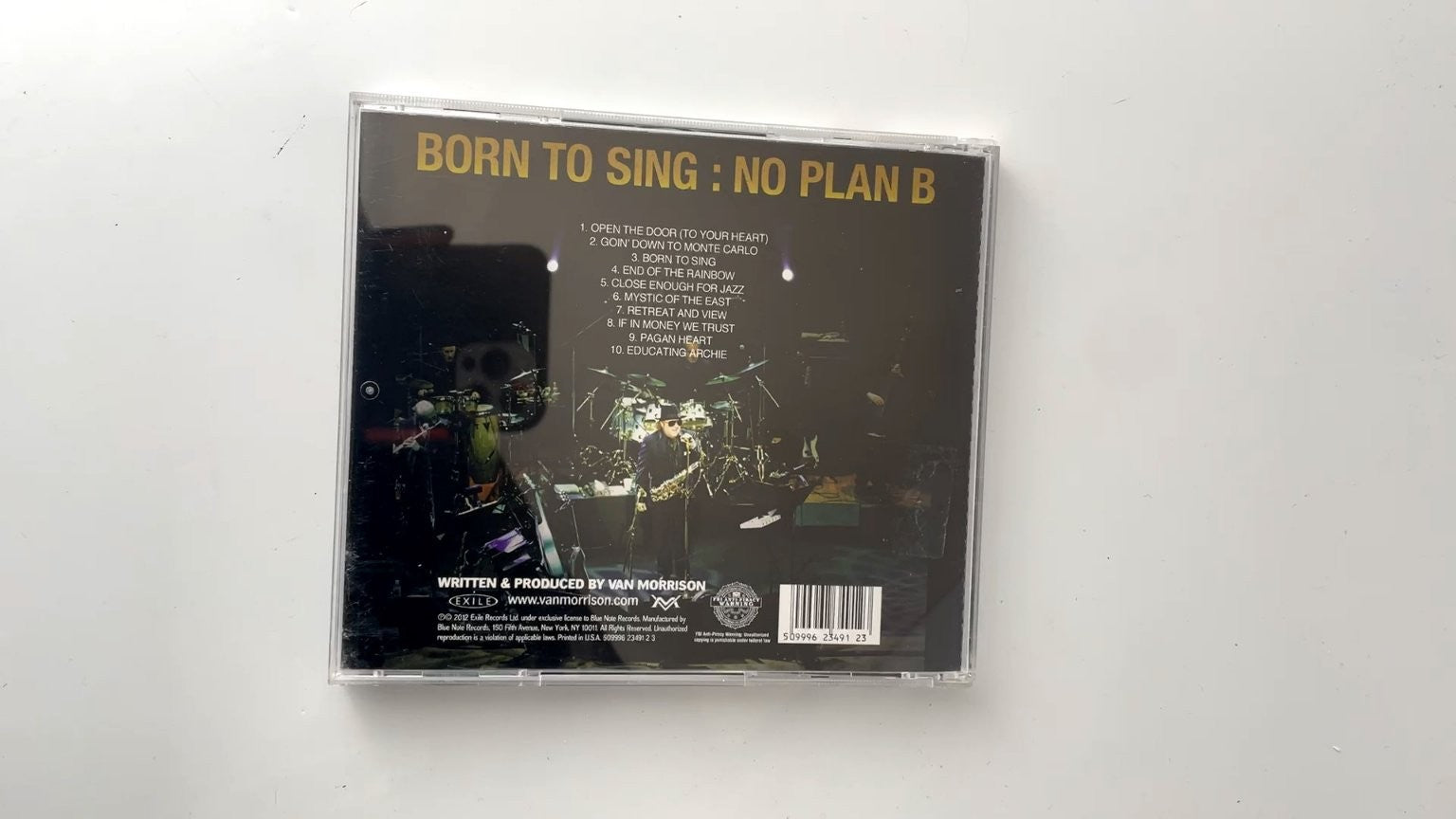 Van Morrison - Born To Sing: No Plan B CD 2012 Jazz Rock Exile