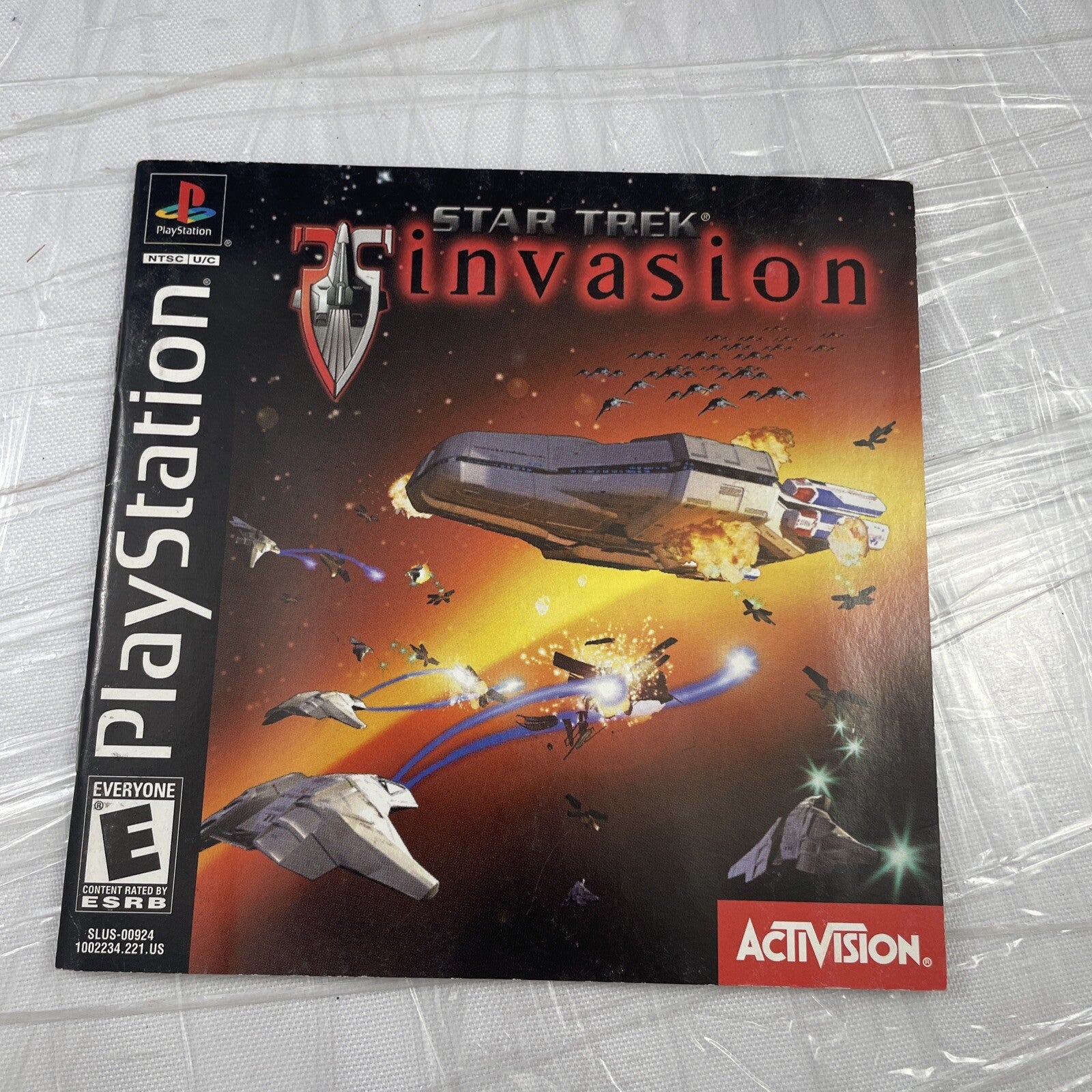 star trek invasion ps1 manual Only Very Good Condition