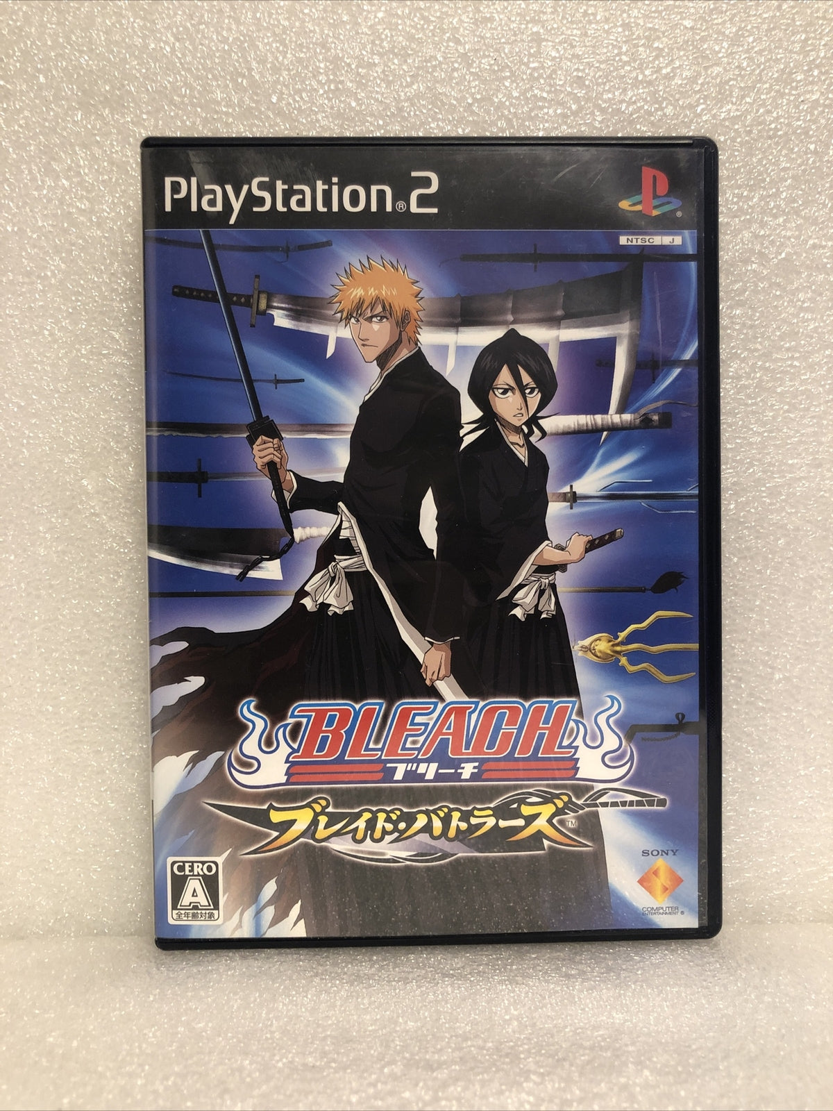 Bleach Blade Battlers Playstation 2 PS2 NTSC-J Japan Game Disc CIB W/ Poster VG