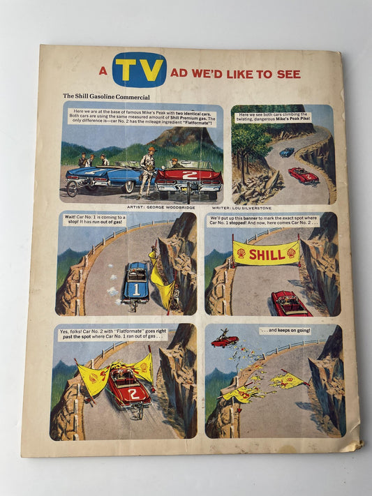 Vintage MAD Special Number Five Magazine 60s Satire Mad Flag Poster Humor Comic