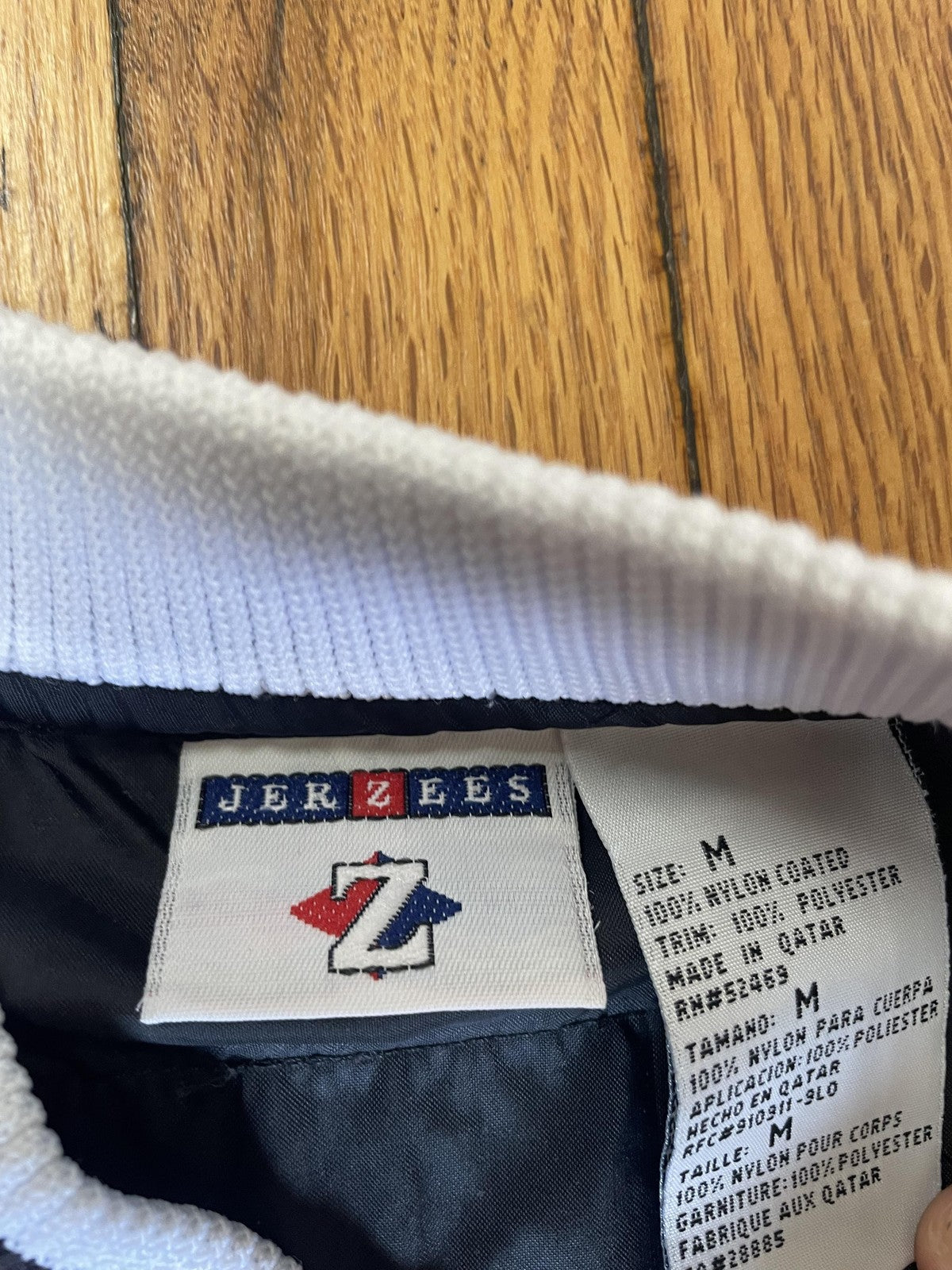 Vintage Jerzees Pullover Tracksuit Mens Medium Nylon Windbreaker Athletic 90s