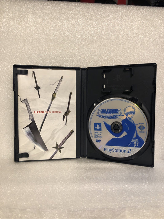 Bleach Blade Battlers Playstation 2 PS2 NTSC-J Japan Game Disc CIB W/ Poster VG