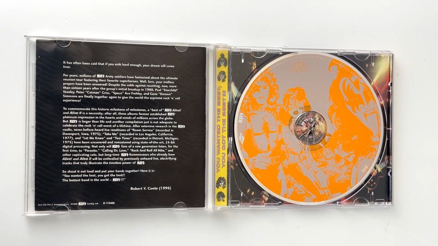 KISS - You Wanted The Best, You Got The Best!! CD 1996 Rock Mercury