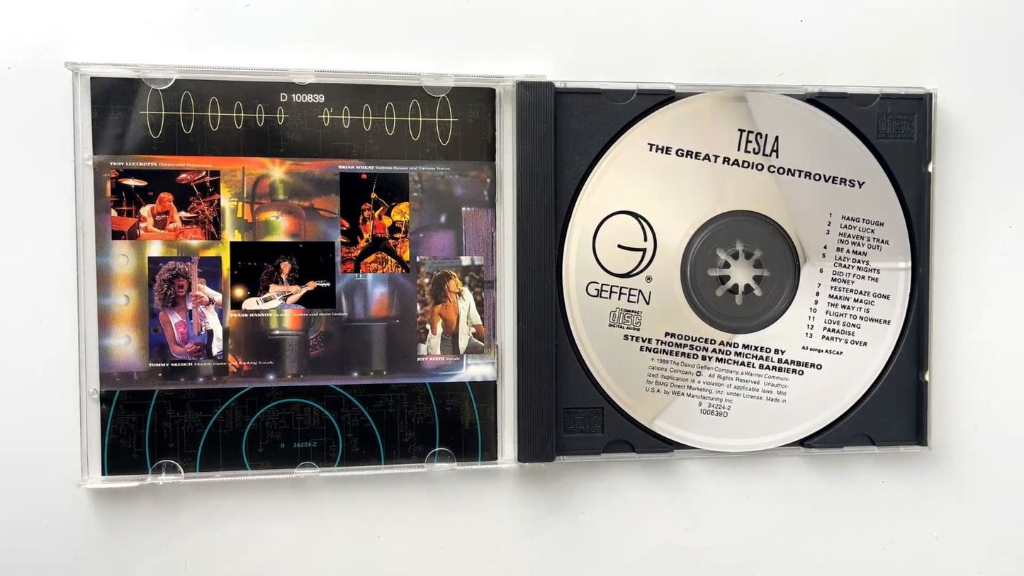 Tesla - The Great Radio Controversy CD 1989 Rock Hard Rock Geffen
