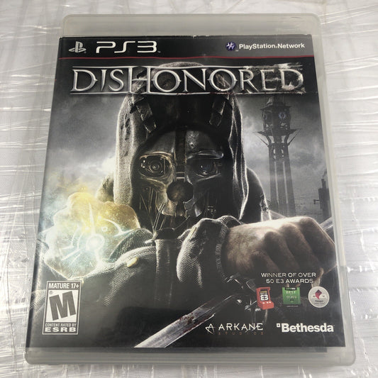 Dishonored (Sony PlayStation 3 PS3) Complete, Clean, Tested 