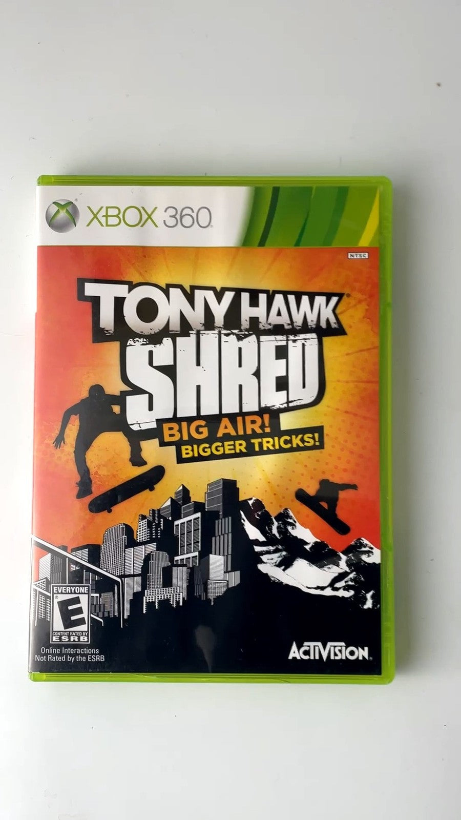 Tony Hawk Shred Xbox 360 Video Game Big Air Bigger Tricks