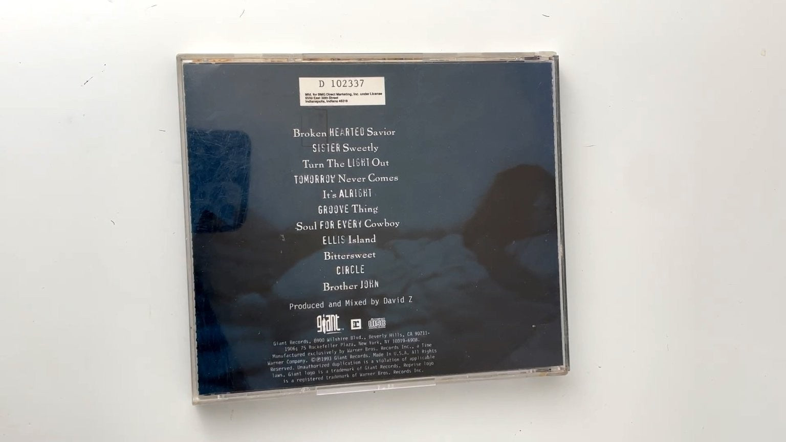 Big Head Todd And The Monsters - Sister Sweetly CD 1993 Rock Giant