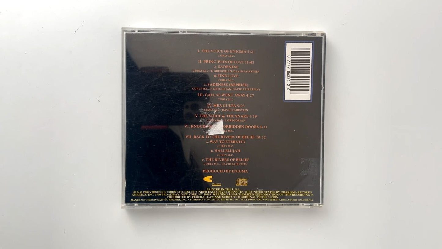 Enigma - MCMXC a.D. CD 1990 Debut New Age Charisma Virgin