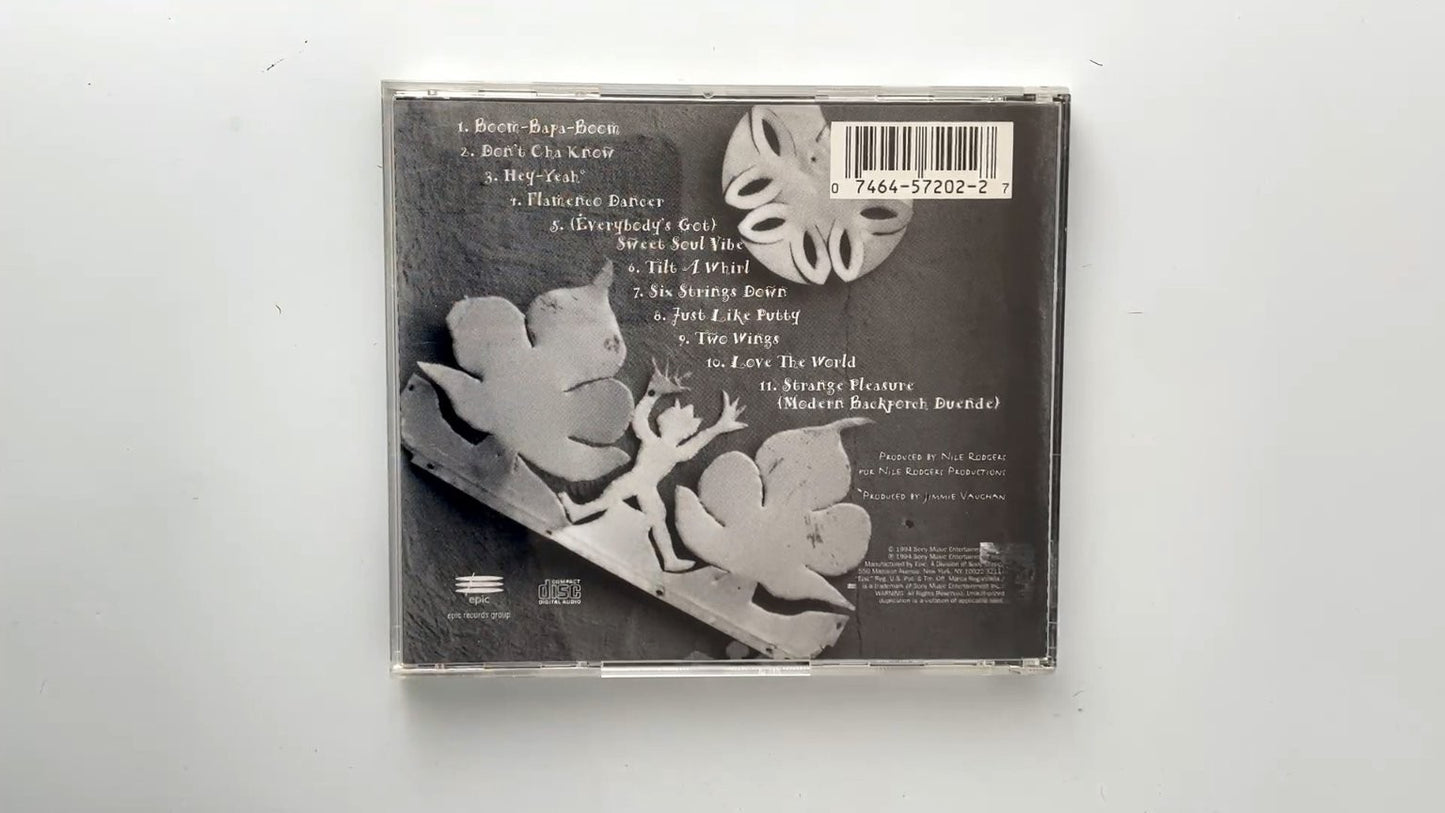 Jimmie Vaughan - Strange Pleasure CD 1994 Epic Blues Rock