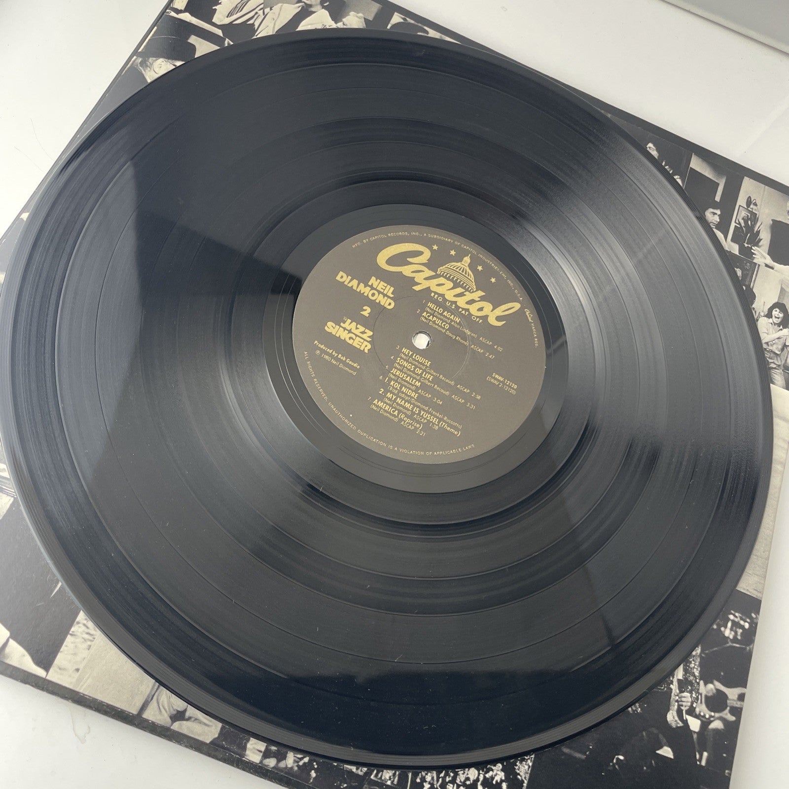 JAZZ SINGER OST Neil Diamond MFSL LP NM embossed gatefold u