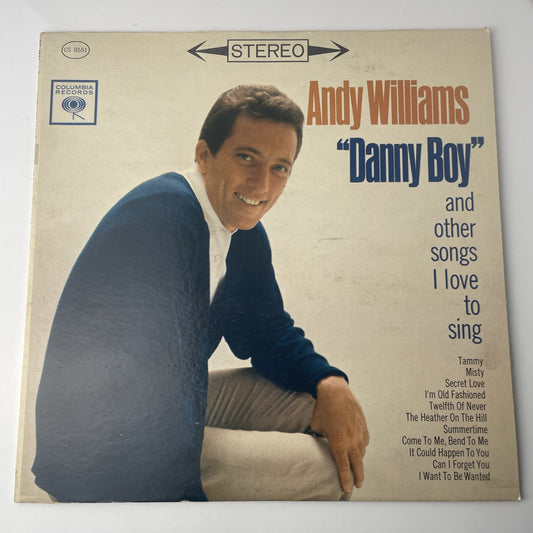 ANDY WILLIAMS-DANNY BOY-LP-VG+-OLD COLUMBIA SIX EYE-TAMMY-MISTY-SECRET LOVE