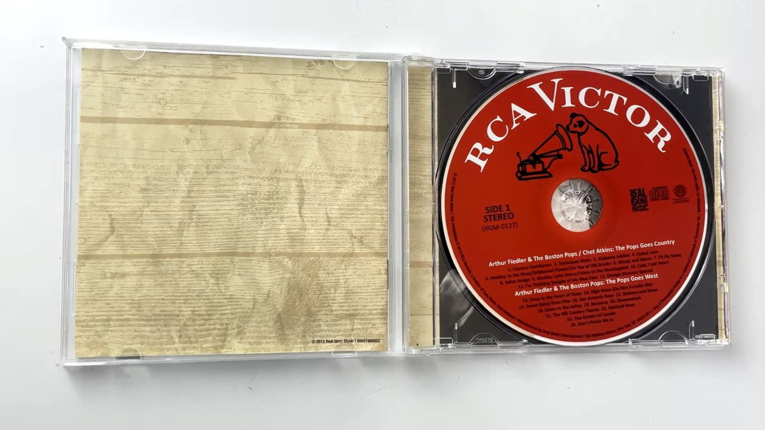 Arthur Fiedler Boston Pops Chet Atkins The Pops Goes Country CD 2013 RCA