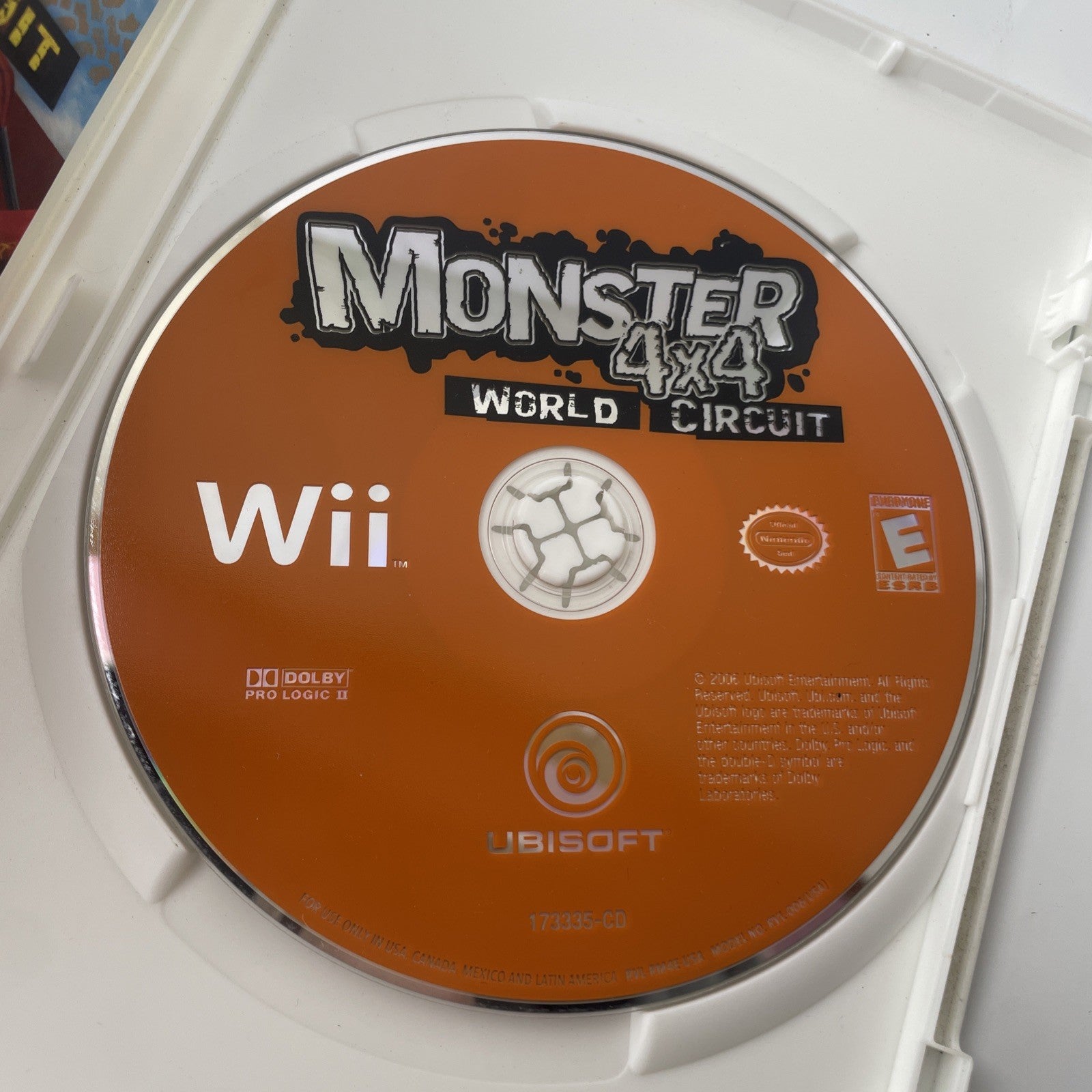 Monster 4X4: World Circuit Nintendo Wii Game 2006 - Complete Tested Disc