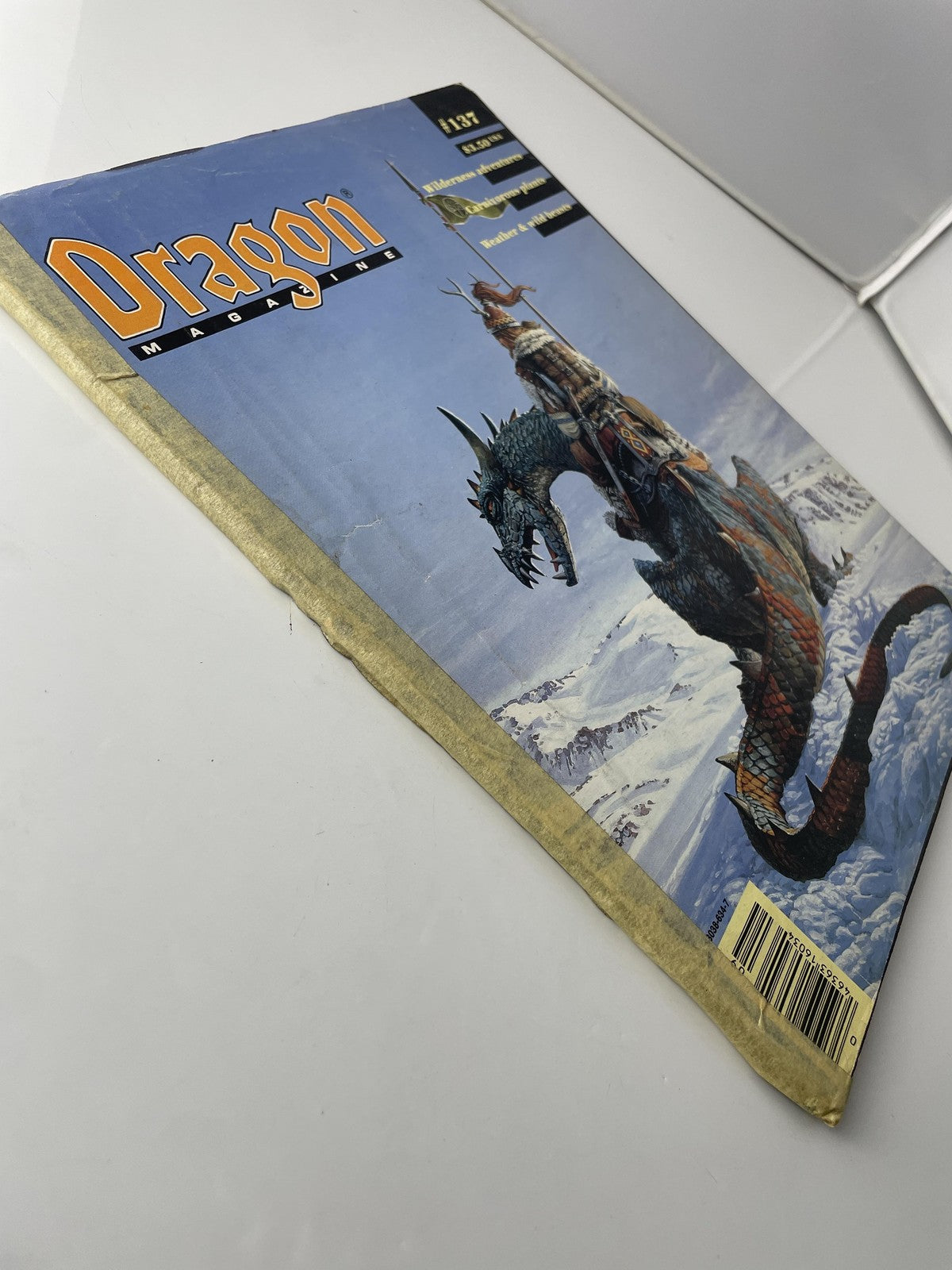 Vintage Dragon Magazine Issue #137 Sept 1988 TSR D&D Fantasy RPG Wilderness