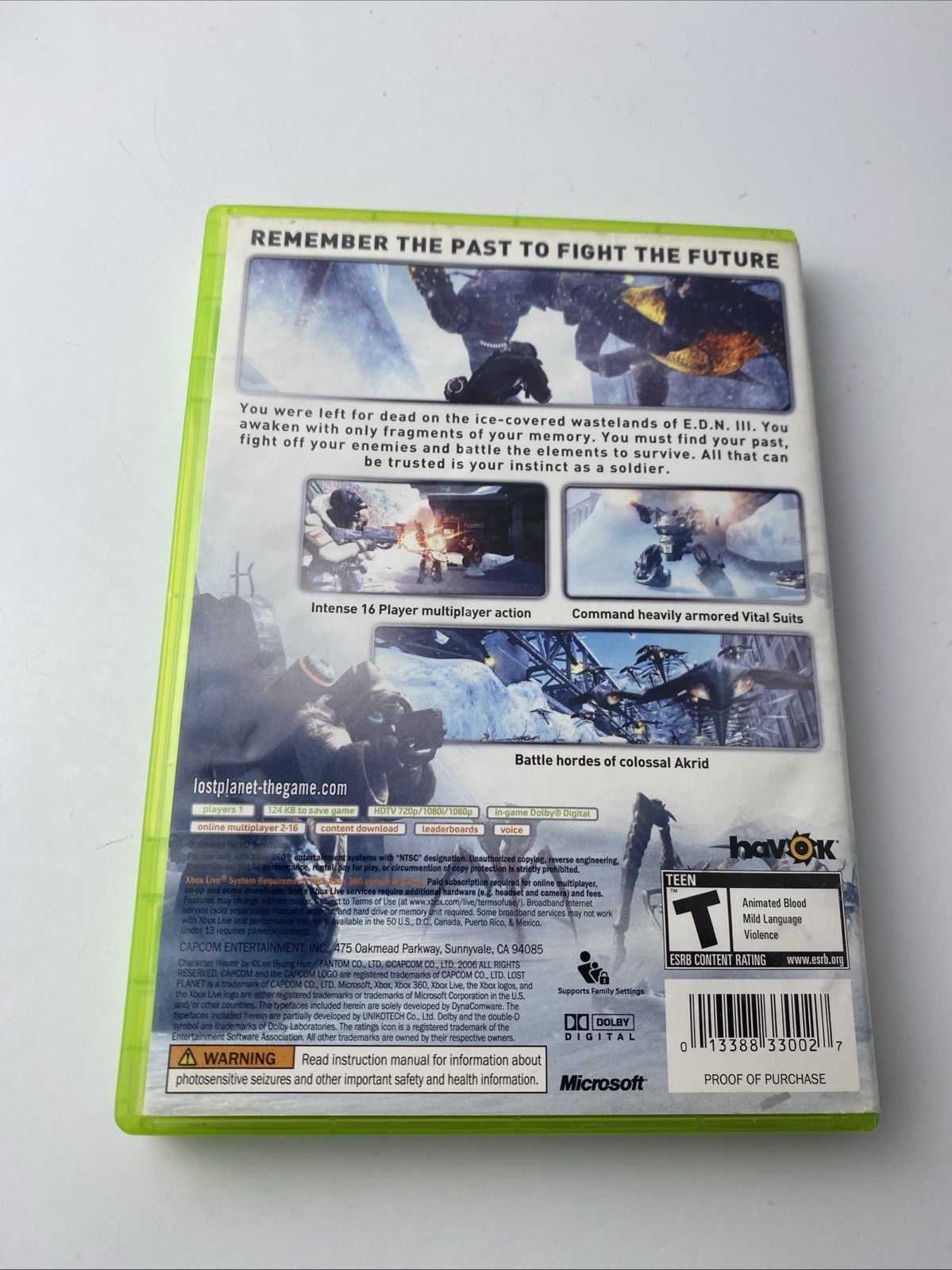 Lost Planet Extreme Condition Xbox 360 Complete Tested Working