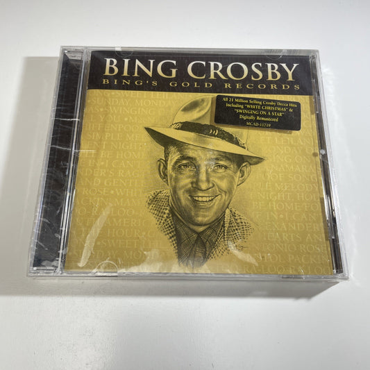 Bing Crosby's Gold Records by Bing Crosby (CD, Nov-1997, Decca) New/Sealed