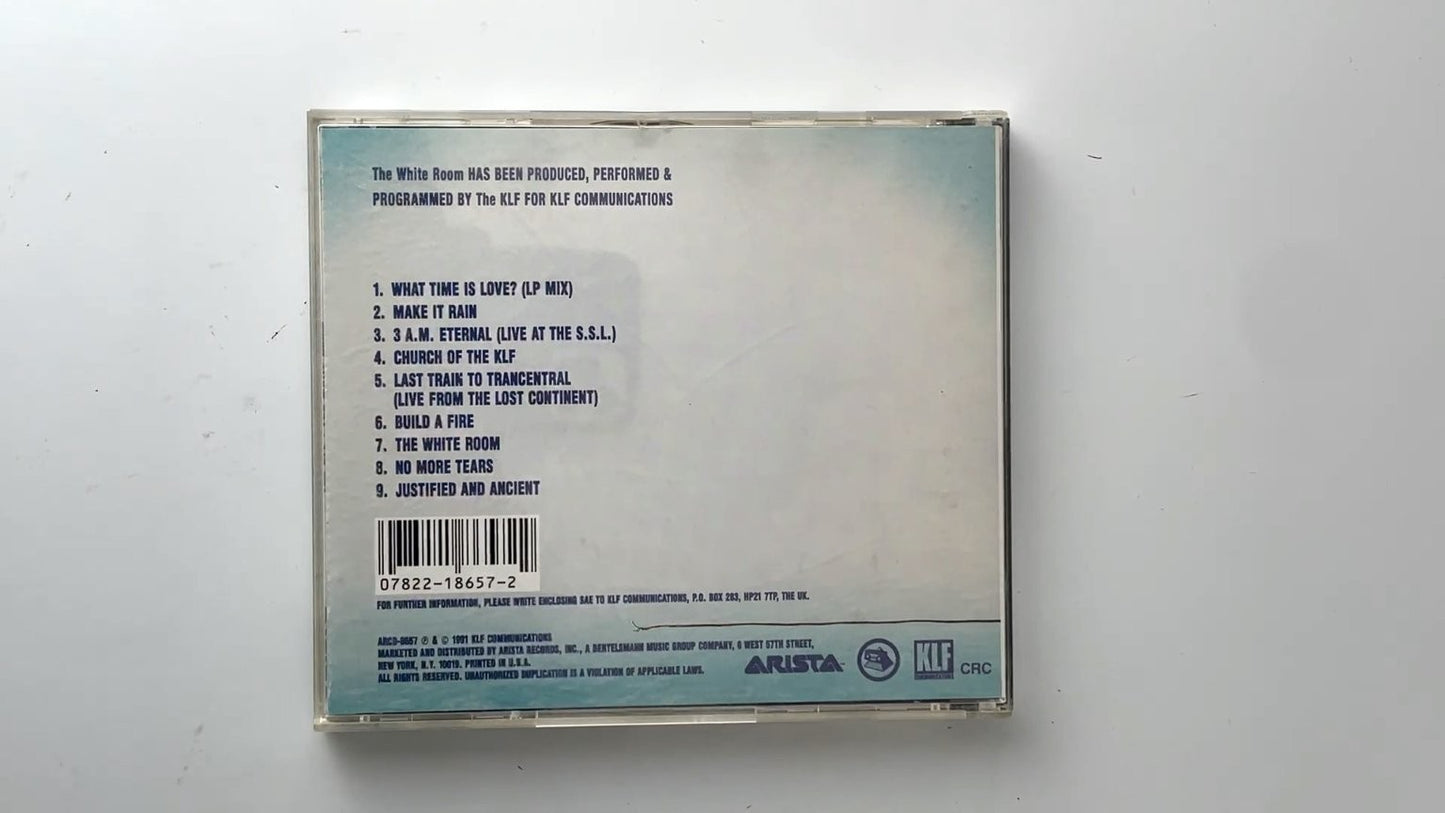 The KLF - The White Room CD 1991 Arista Electronic Dance ARCD-8657