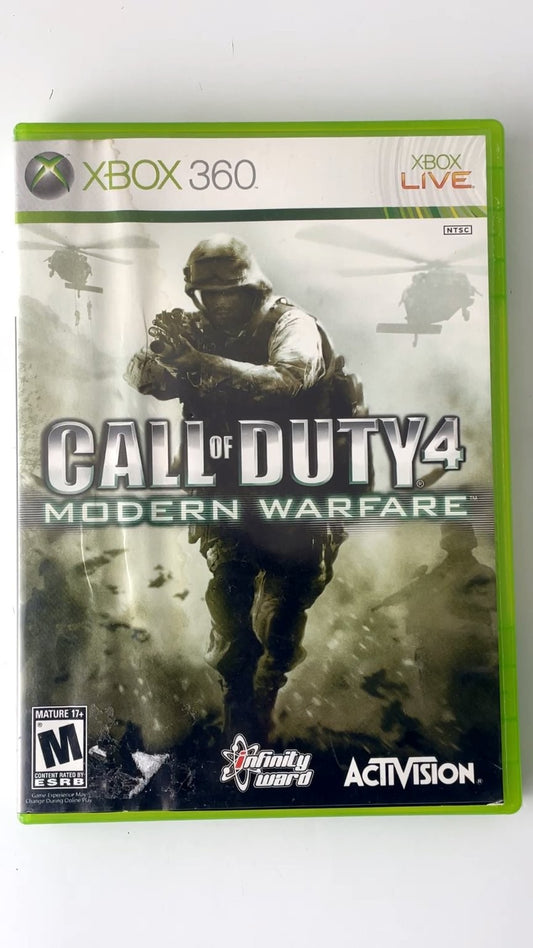 Call of Duty 4 Modern Warfare Xbox 360 Video Game Multiplayer