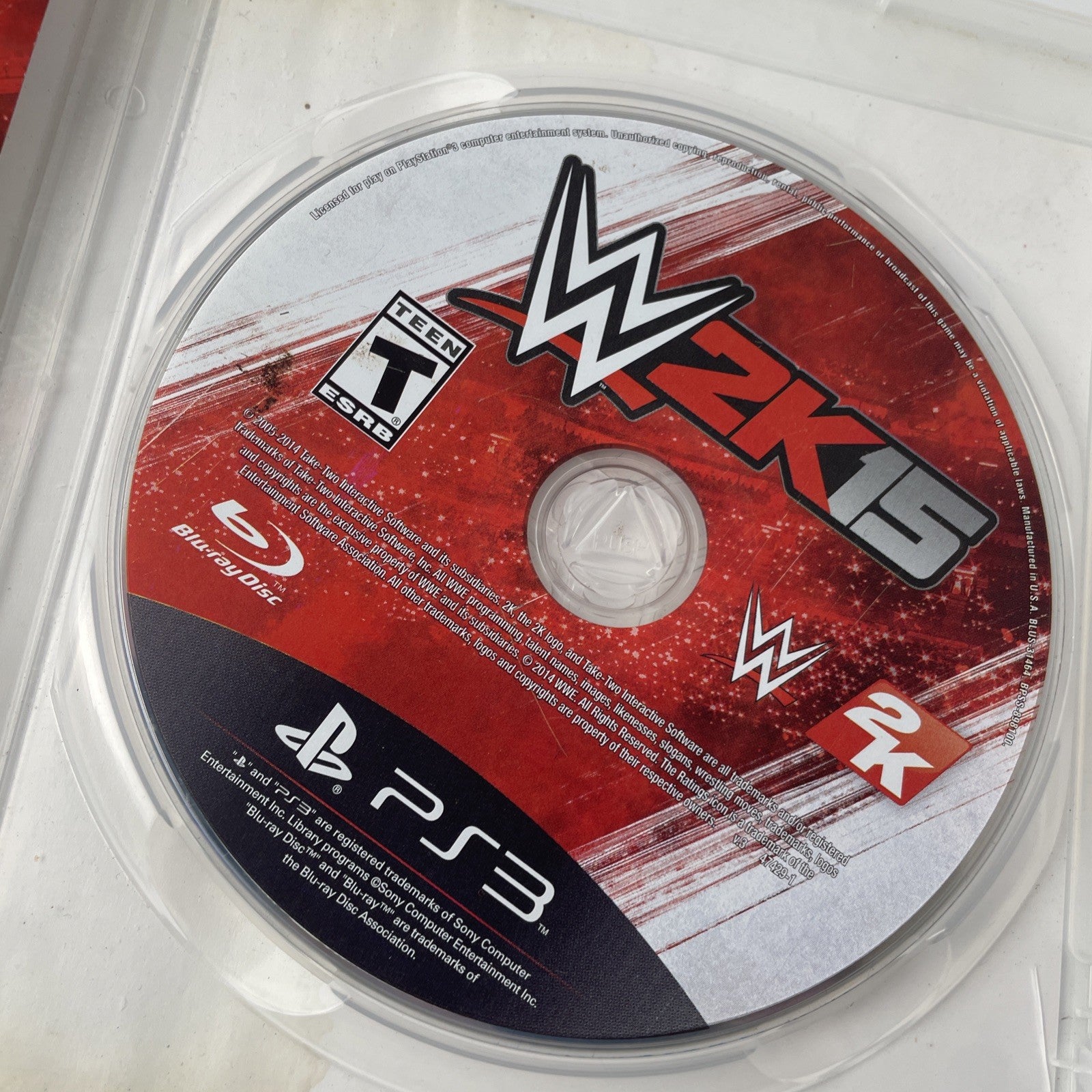 WWE 2K15 (PS3, 2014) CIB w/ Manual – Tested & Working – Good Condition