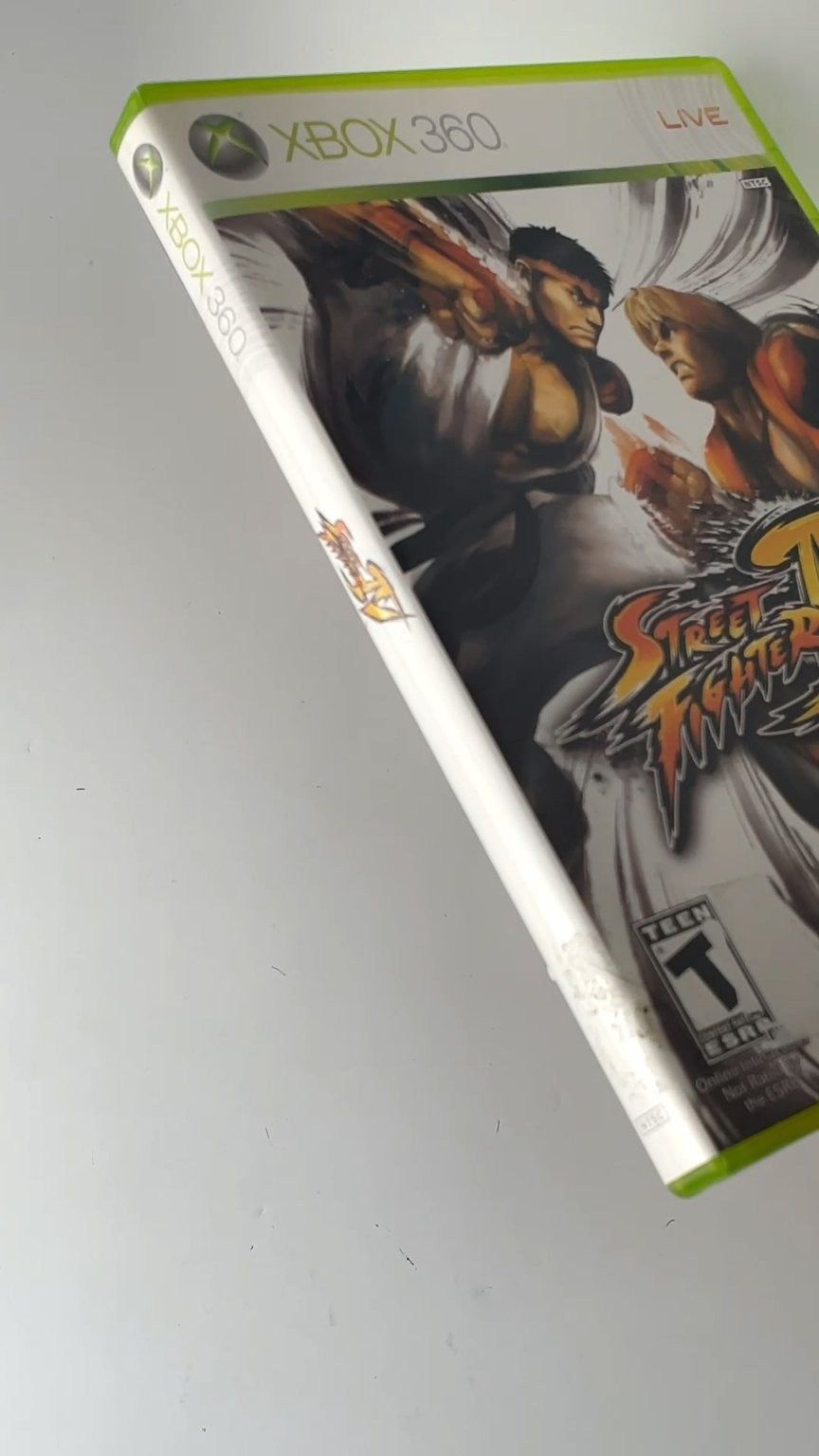 Street Fighter IV Xbox 360 Video Game Multiplayer Fighting Classic CIB