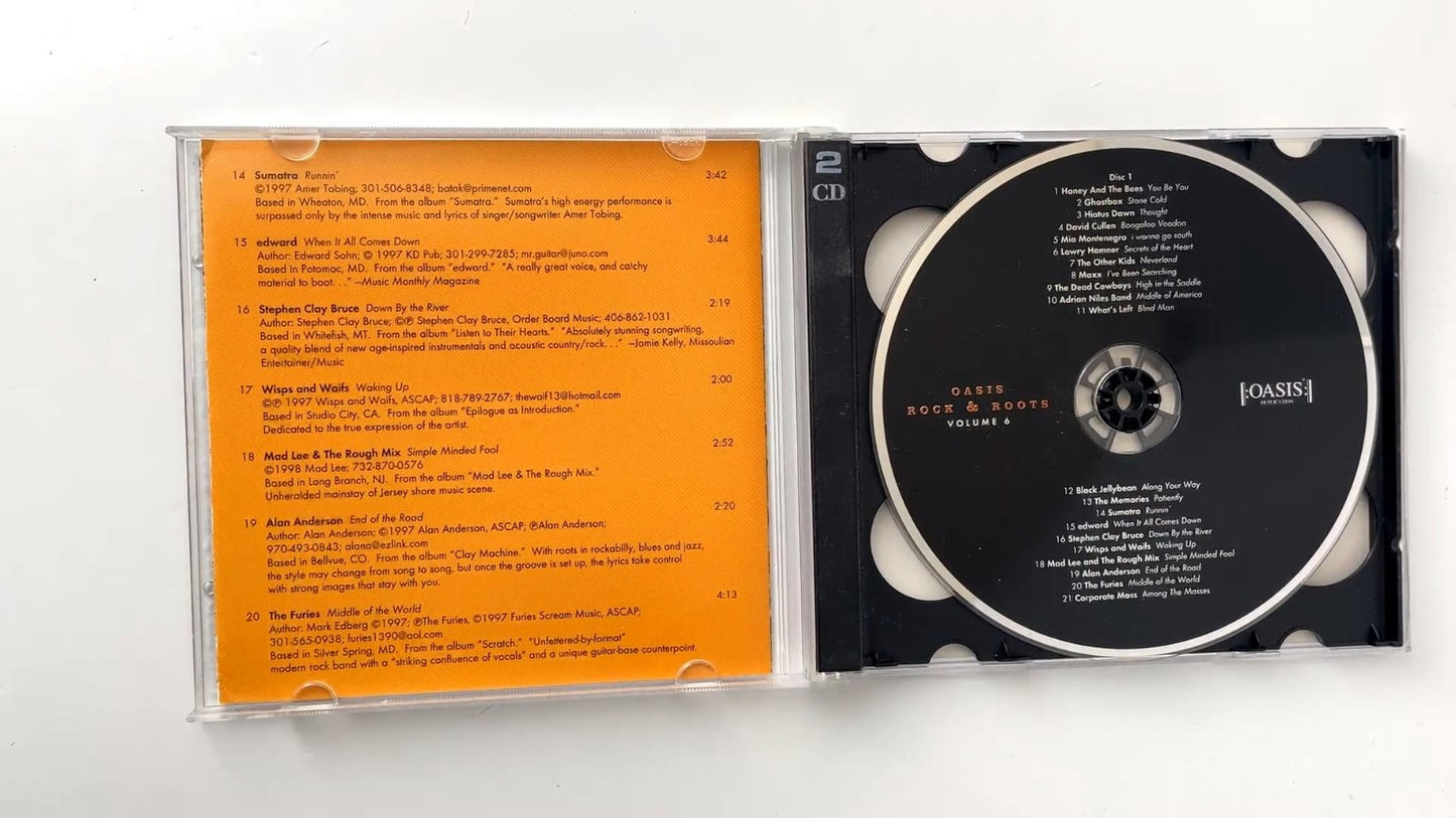 Oasis Rock Volume 6 2CD 1997 Rock Compilation Oasis Duplication
