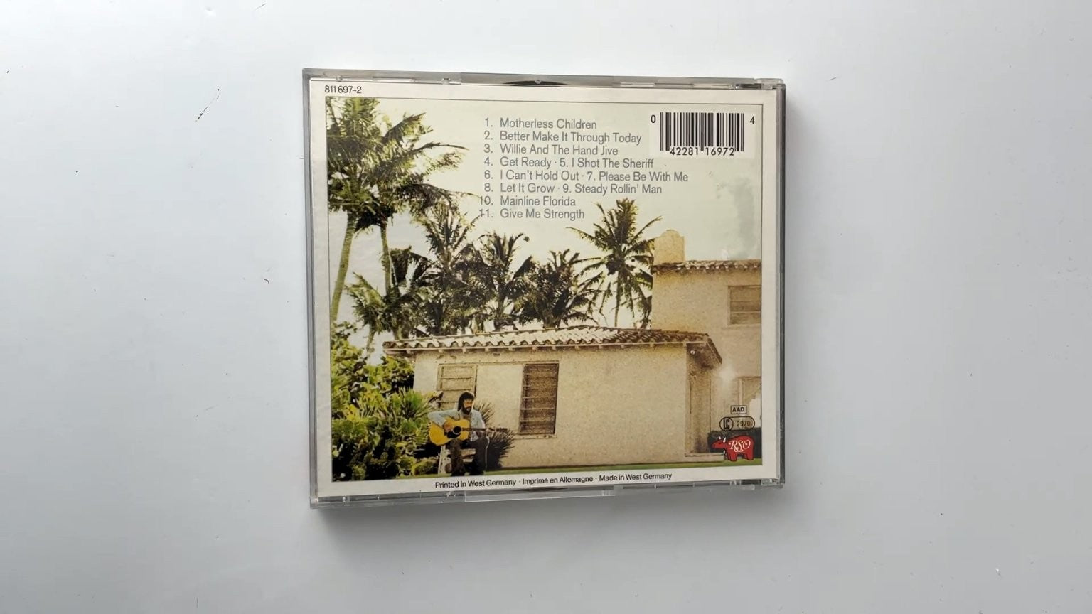 Eric Clapton - 461 Ocean Boulevard CD 1974 Rock RSO Records Made W. Germany