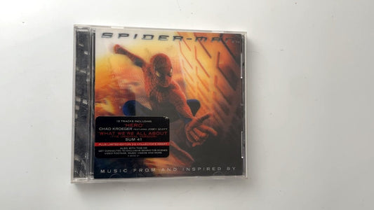 Spider-Man Soundtrack CD 2002 Limited Edition 3D Insert Rock OST Sony
