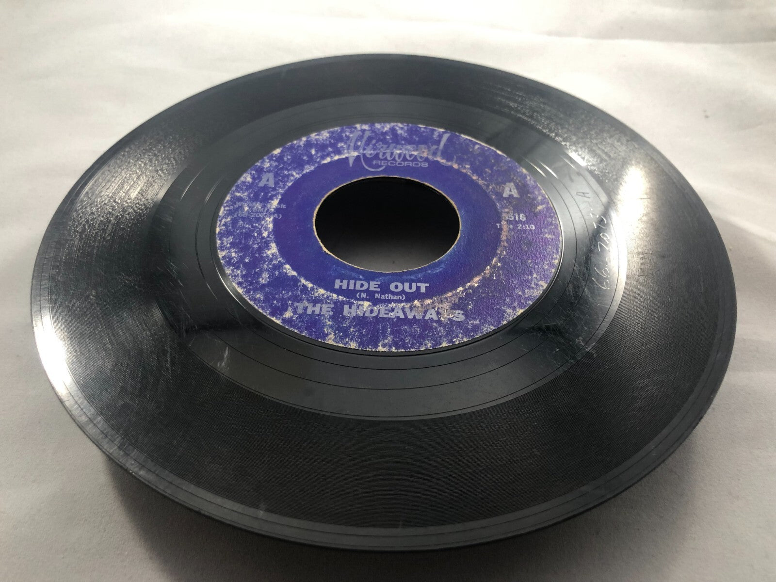 1966 The Hideaways  ?– Hide Out / Jolly Joe 5516 45 SEE PICTURES G