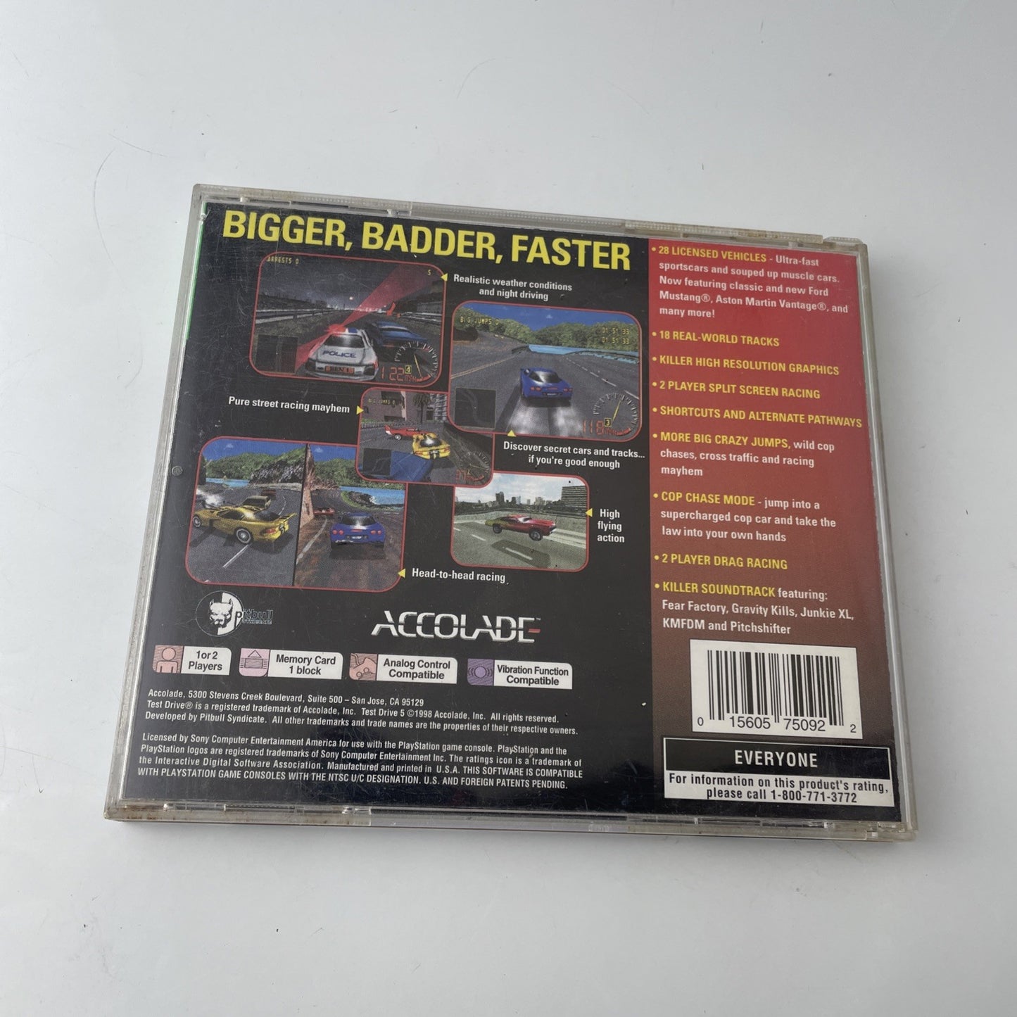 Test Drive 5 (Sony PlayStation 1, 1998) - COMPLETE, TESTED