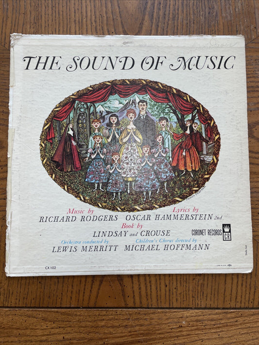 The Sound Of Music Vinyl Album Record Rodgers Hammerstein Coronet Records Rare