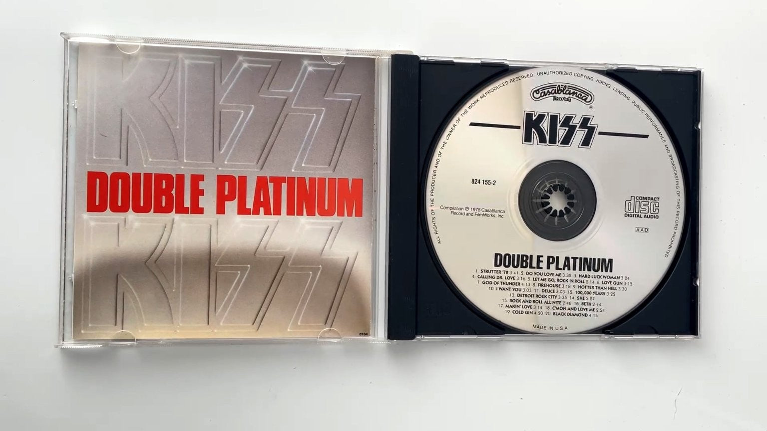 KISS - Double Platinum CD 1978 Rock Casablanca Records Compilation