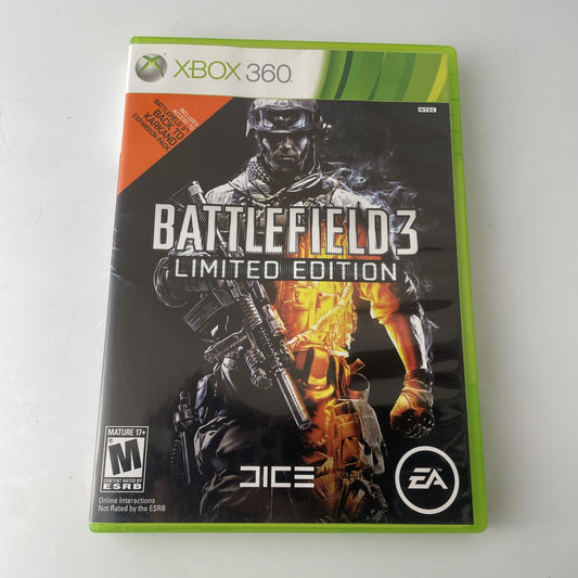 Battlefield 3 -- Limited Edition (Microsoft Xbox 360, 2011)
